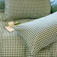 thumbnail image 6 of Camnix 2 Pack Plaid Pillow Shams- Checkered & Gingham Pillow Covers - Soft Microfiber - 19"x29" - Pillow Covers for Bed/Sofa - Retro Farmhouse Style, 6 of 7