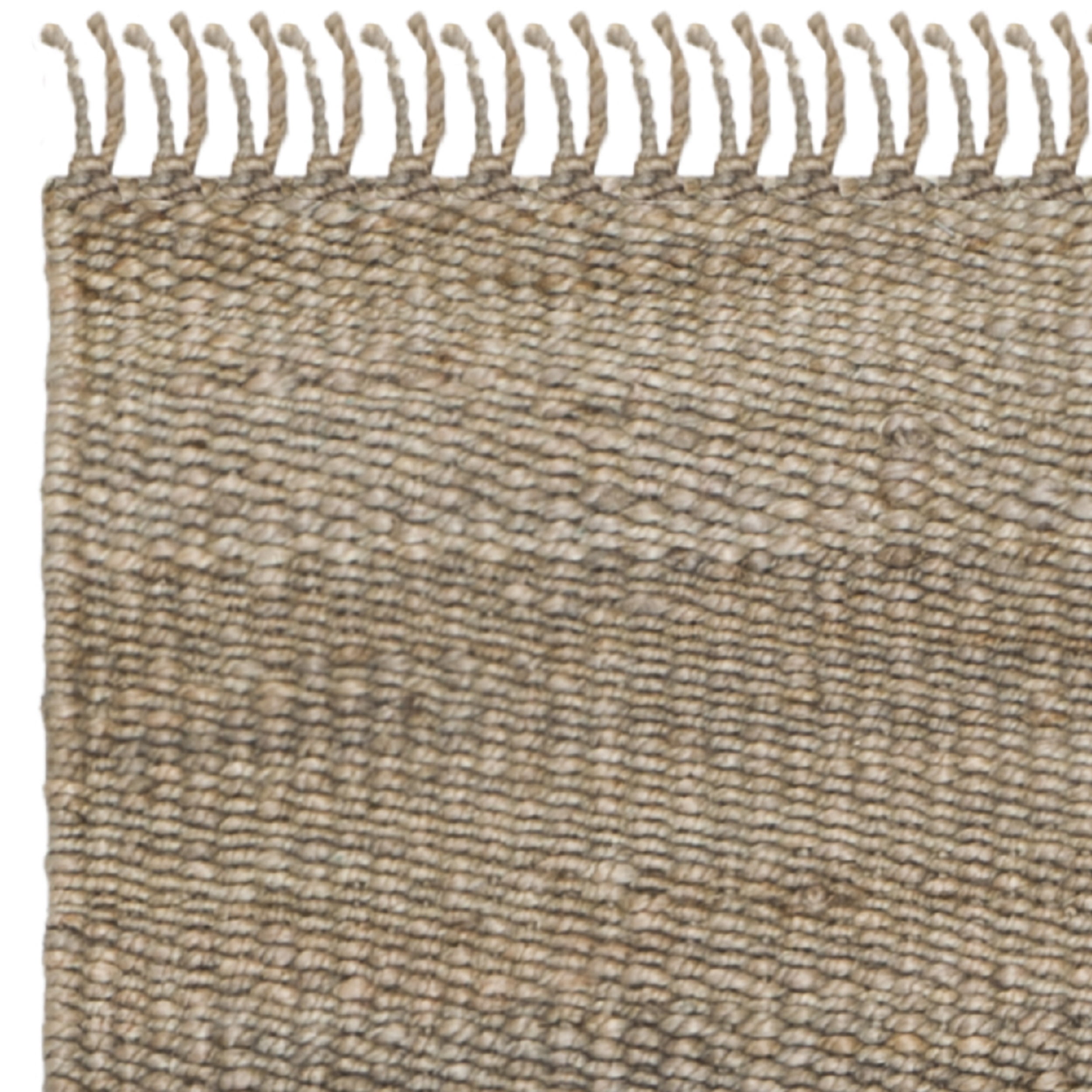 SAFAVIEH Natural Fiber Clara Braided Jute Runner Rug, Grey, 2'6" x 8'