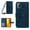 Inky Blue, variant on For T-Mobile Revvl 6 Pro 5G Skin Feel Sun Flower Pattern Flip Leather Phone Case with Lanyard
