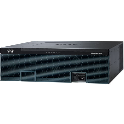 Cisco 3925E Integrated Services Router 4 Ports Management Port PoE Ports 11 Slots 3U Rack-mountable by Cisco