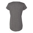 thumbnail image 3 of Ladies' Slinky-Jersey V-Neck T-Shirt - ASH HEATHER - S, 3 of 5