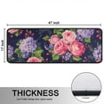 thumbnail image 5 of Kitchen Rugs Sets Of 2,Pioneer Flower Floral Print Pattern Anti Fatigue Kitchen Mat Rugs Non Slip Washable,Decorative Kitchen Floor Mats for Kitchen,Sink,Laundry,17"x47"+17"x47", 5 of 5
