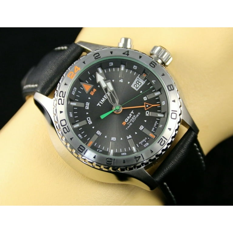 Timex intelligent quartz gmt cheap