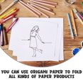 thumbnail image 2 of WRITWAA 20Pcs White Sheets Origami Paper for Home and School Projects, 2 of 7