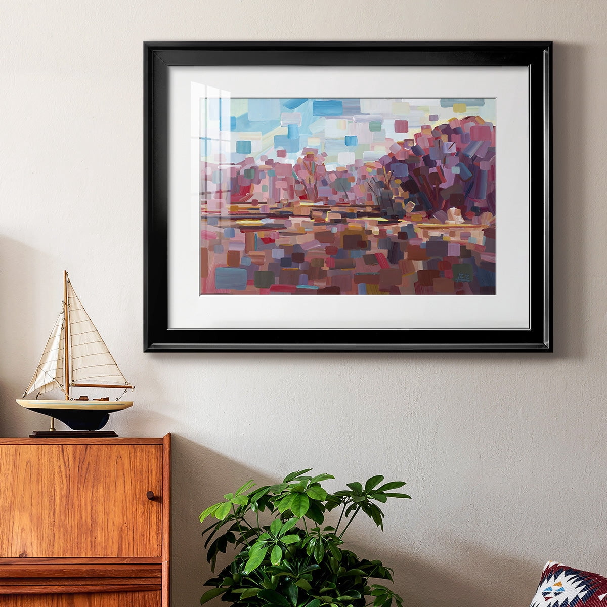Pretty in Pink Premium Framed Print - Ready to Hang