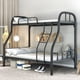 thumbnail image 2 of Litera superior e inferior con marco de hierro, Cama gruesa, Cama para niños y madres, Litera Cama Beliche, muebles de dormitorio, 2 of 4