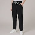 thumbnail image 2 of Gibobby Boys Cotton Active Jogger Drawstring Sweatpants Cute Pattern Cotton Sport Jogger Pants(Black,9-10 Y), 2 of 6