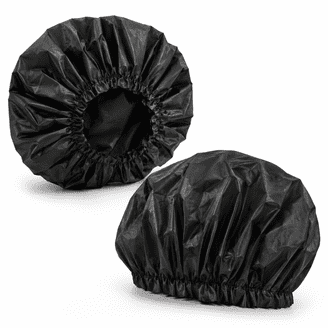 Satin-Lined Adjustable Waterproof Reusable Flexi Shower Cap with Open-Back Amazon.com : Kitsch Luxury Shower Caps for Women Reusable  main image 3