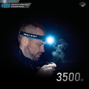 IMALENT HT70 LED Headlamp 3500LM 349M 5000mAh Battery Type-C Rechargeable White Red Light Three-Light Source Headlight
