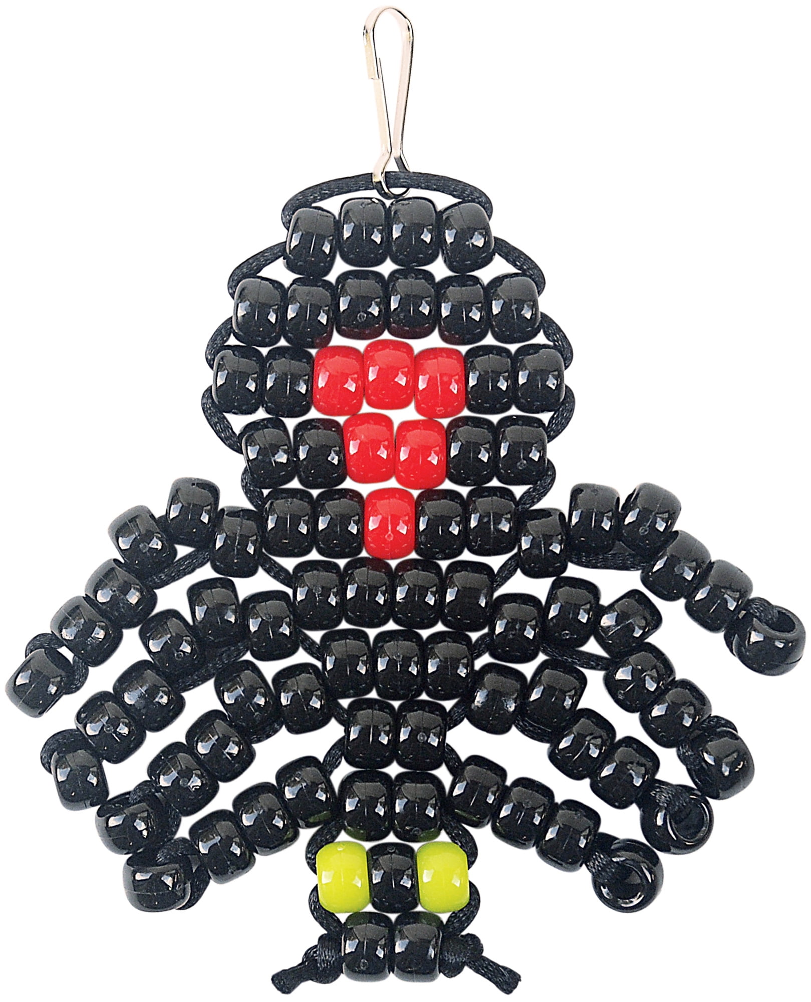 Halloween Spooktacular, 6 Beaded Buddies for Backpack, Plastic Bead Crafts, The Beadery