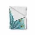 thumbnail image 2 of Peacock Mandala Soft Flannel Fleece Throw Blanket, Ornamental Peafowl Tail Feathers Forming Circular Retro Oriental Pattern, Cozy Plush for Indoor and Outdoor Use, 50" x 60", Multicolor, by Ambesonne, 2 of 6