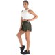 thumbnail image 2 of Pantalones cortos deportivos atléticos de doble capa para correr y entrenamiento de secado rápido para mujer, 2 of 3