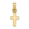 thumbnail image 4 of FJC Finejewelers 14k Yellow Gold 3d Mini Cross Charm, 4 of 5