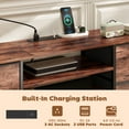 thumbnail image 4 of HOMCOM TV Stand for TVs up to 65 Inch, Industrial Entertainment Center, 4 of 10