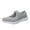 Gray, variant on Womens Mary Jane Sneakers Walking Shoes Breathable Granny Flat Work Shoes(8.5, Black)