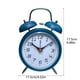 thumbnail image 2 of 15,5*2,5*6,3 cm Despertador metálico Reloj infantil con luz nocturna Reloj de escritorio silencioso, 2 of 6