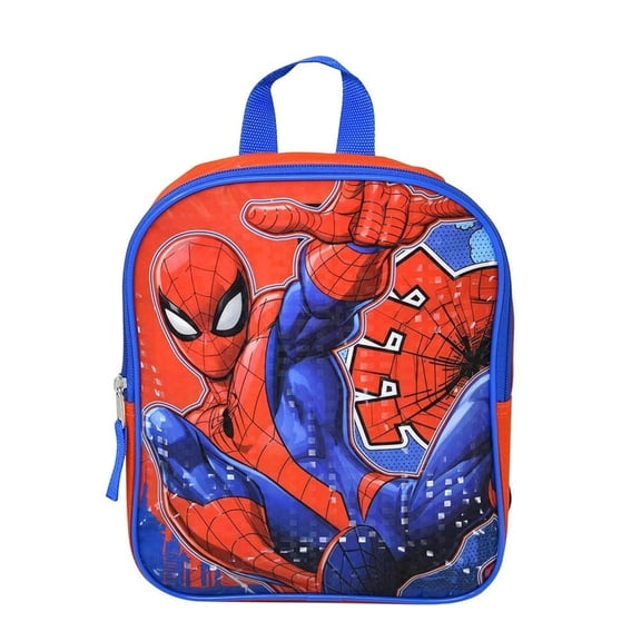 Fast Forward Spiderman 10 Inch Small Mini Backpack for Boys, Lightweight Toddler Backpack for School