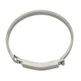 thumbnail image 2 of Primal Steel Stainless Steel Brushed ID Cuff 7.80mm Bangle, 2 of 3