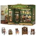 thumbnail image 1 of Kit de libros para hacer tú mismo con forma de casa de muñecas en miniatura, cutefun Blossom Florists, 1 of 9