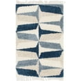 thumbnail image 2 of Rugs.com Athena Shag Collection Rug – 4' x 6' Blue Shag Rug Perfect For Entryways, Kitchens, Breakfast Nooks, Accent Pieces, 2 of 9