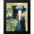thumbnail image 2 of Hokusai, Katsushika 12x14 Black Modern Framed Museum Art Print Titled - Kamida-Ga-Taki Waterfall, 2 of 5