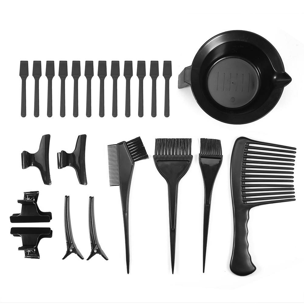 Mgaxyff Hair Dyeing Tool Set, Hair Color Mixing Kit,23Pcs/Set Hair Color Mixing Bowl Hair Dyeing