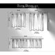 thumbnail image 5 of Set of 2 bistro curtains, opaque window curtains, short curtains, rod-through, 5 of 5