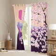 thumbnail image 3 of Homewish Tokyo Blossoms Flower Black Out Curtains, Japanese Mount Fuji Curtains Pack of 2 (42x63 Each), Teens Kids Boys Girls Bedroom Curtains, Living Room Curtains Decor, 3 of 6