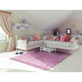 thumbnail image 3 of Linon Home Décor New Flokati Area Rug Collection, Lilac, 5 x 8, 3 of 10