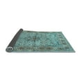 thumbnail image 2 of Ahgly Company Indoor Round Persian Light Blue Traditional Area Rugs, 5' Round, 2 of 4