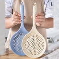 thumbnail image 2 of Heat Resistant Silicone Skimmer Spoon,Colander: Great For Cooking And Straining!, 2 of 8