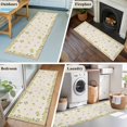 thumbnail image 5 of Summer Lemons 2'x6' Runner Rugs for Hallway Kitchen Bedside Non Slip Washable, Pastoral Tropical Fruits Burlap Entryway Rug Runners with Rubber Backing, Long Carpet Runner for Laundry Room, 5 of 8