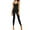 Black, variant on SHCKE Bodysuit One-piece Yoga Jumpsuit Women Long Pants Romper Butt Lifter Body Slimming Top Compression Tank Slimming Bodysuits Tank Tops Full Body Long Pants