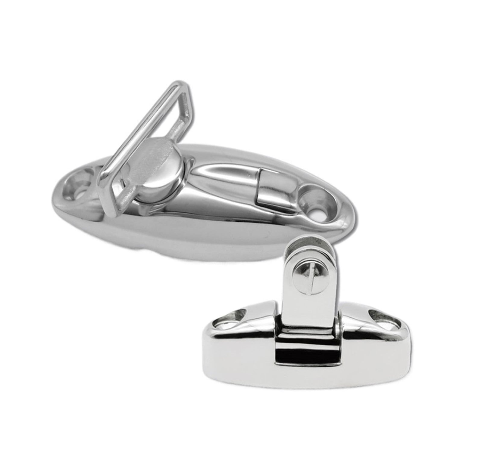 180° 360° Adjustable Top Mount Swivel Deck Hinge With Rubber Pad Quick Release Pin 316 Stainless Steel Boat Accessories ,Accessories