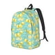 thumbnail image 1 of Disketp Yellow Lemon Mochila de Lona Estampada, Mochila Escolar de Viaje Ligera para Estudiantes y Portátil-Medium, 1 of 5