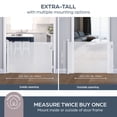 thumbnail image 6 of Dreambaby Glide N Hide 35'' Extra Tall, 55'' Wide Retractable Baby Gate - Ideal for Stairs, Doorways & Halls, Durable Mesh, EZY-Check Indicator, Dog & Pet Gate, 6 of 8