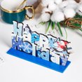 thumbnail image 3 of Mesa De Navidad Letrero De Mesa De Feliz Navidad De Madera Muñeco De Nieve Mesa De Navidad Centros De Mesa Mesa De Navidad Letrero De Alegría seitruly HA042998-03, 3 of 6