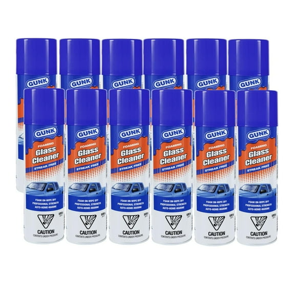 Nettoyant pour vitres Gunk, 19 oz, paquet de 12