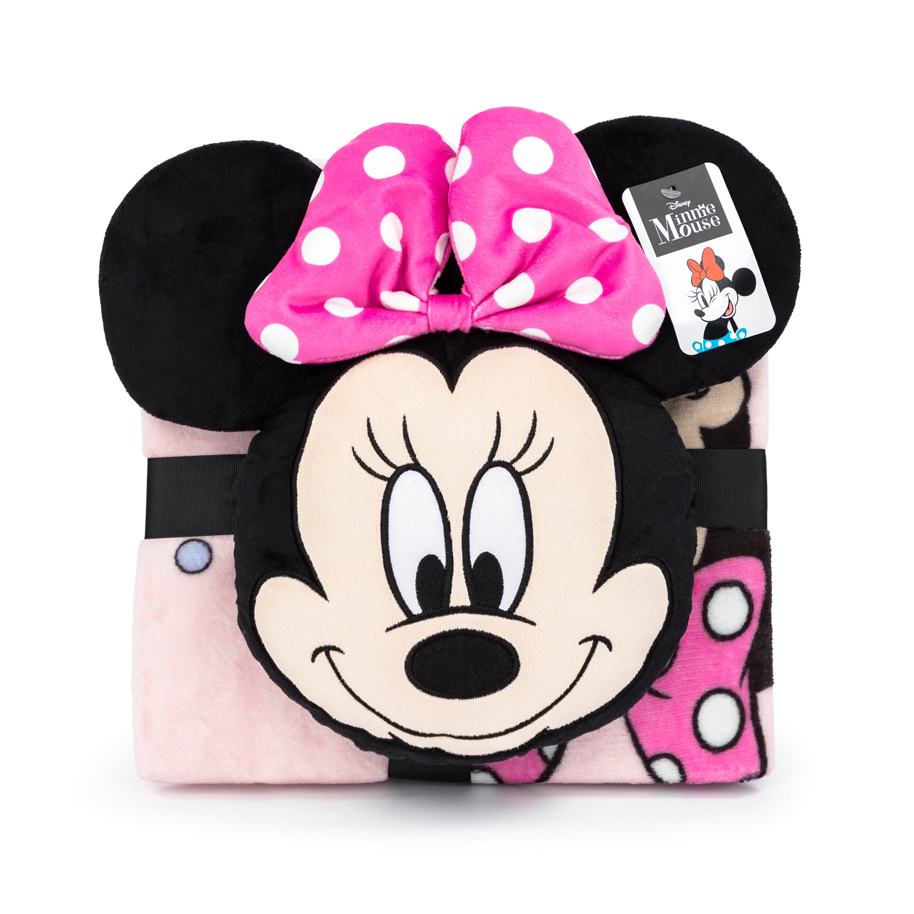 Minnie Mouse Nogginz Pillow and Travel Blanket Set