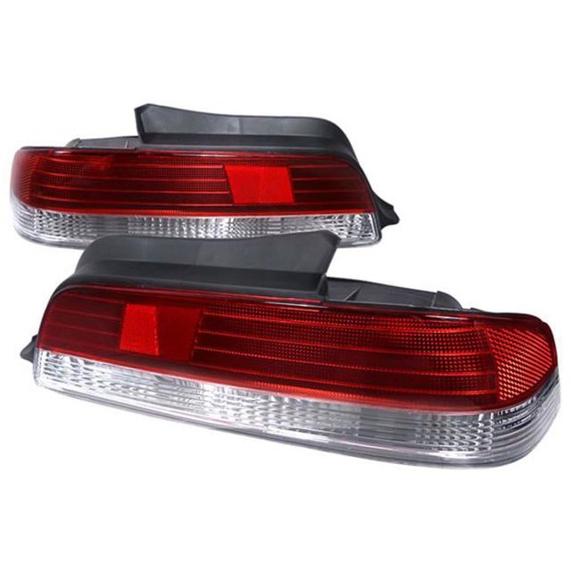 Spec D Tuning LT-PL97RPW-RS Tail Light Assembly for 1997-2001 Honda Prelude, Clear
