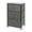 Black/Gray, variant on Flash Furniture Harris 3 Drawer Wood Top White Cast Iron Frame Vertical Storage Dresser with Light Gray Easy Pull Fabric Drawers