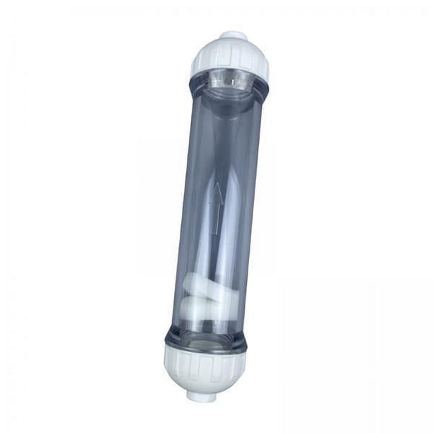 3x Carcasa Del Filtro de Agua Filtración de Agua Accesorio Del Filtro de Agua, Tubo de Filtros Carcasa Transparente Universal Reutilizable Carcasa Del 3 piezas