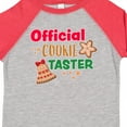 thumbnail image 4 of Inktastic Christmas Official Cookie Taster with Bell and Star Cookie Boys or Girls Toddler T-Shirt, 4 of 5