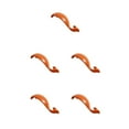 thumbnail image 1 of QualitChoice 1/2/3/5 Poignée de Porte de Tiroir de Maison Remplacement Mignon Accessoires de Poignée de Porte d'Armoire Type Matériel 6 5 Pcs, 1 of 6