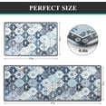 thumbnail image 5 of 2 Pcs Kitchen Rugs and Mats, Anti Fatigue Kitchen Rugs Non Slip Kitchen Mats for Floor, Kitchen Mat Cushioned Waterproof Comfort Standing Mat for Kitchen, Office, Home, Sink, Laundry, 5 of 6