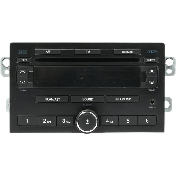 Restored 2004-2011 Suzuki Swift AM FM Radio Single Disc CD MP3 Player Aux Input 96805123 (Refurbished)