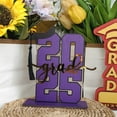 thumbnail image 4 of JingChun Graduation Season Wood Sign Decorations Congrated Class of 2025 Graduation Party Decorations for College School Supplies Class of 2025 Ornament, 4 of 8