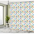thumbnail image 4 of Ambesonne Animal Shower Curtain, Zoo Cartoon Image, 69"Wx84"L, Multicolor, 4 of 4