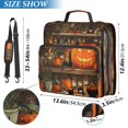 thumbnail image 3 of Zipper Binder 3 Rings Stationery Office Files Daily Organizer File Folder Storage Bag Halloween Grocery, 3 of 8
