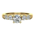 thumbnail image 4 of Diamond Engagement Ring for Women Shoulder Accent 0.75 CT 14K Gold (G,VS1), 4 of 5